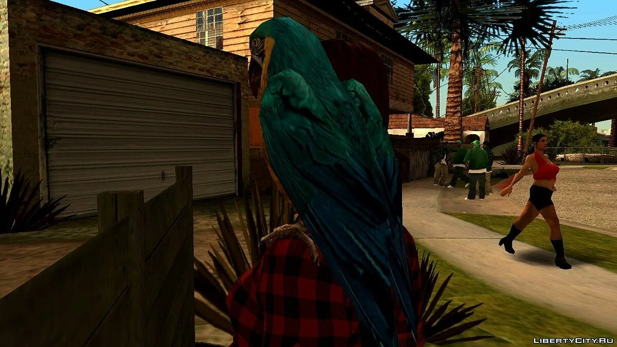Попугай Ара (HQ модель) / GTA San Andreas