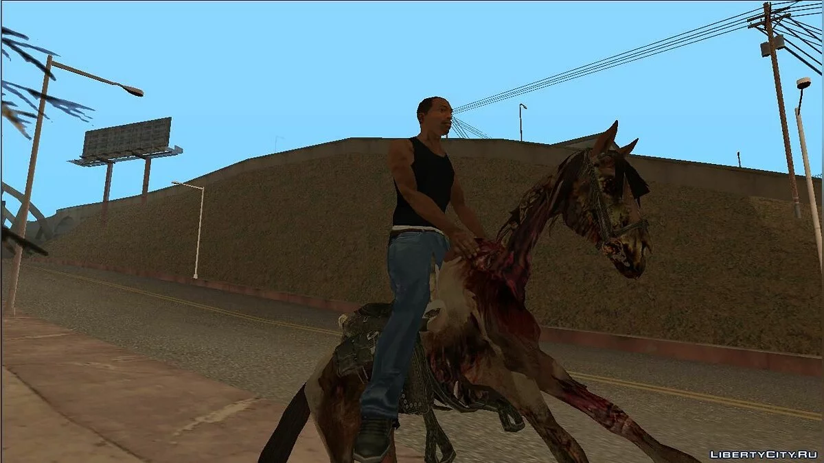 Zombie-Pferd aus Red Dead Redemption / GTA San Andreas