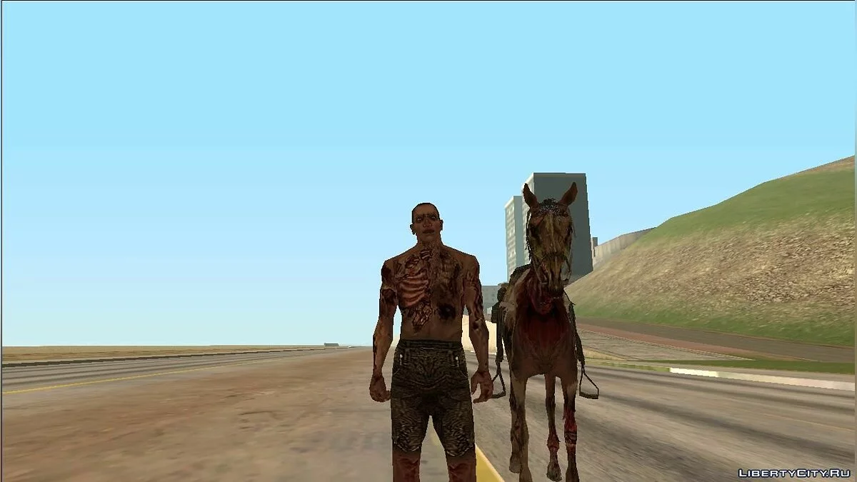 Zombie-Pferd aus Red Dead Redemption / GTA San Andreas