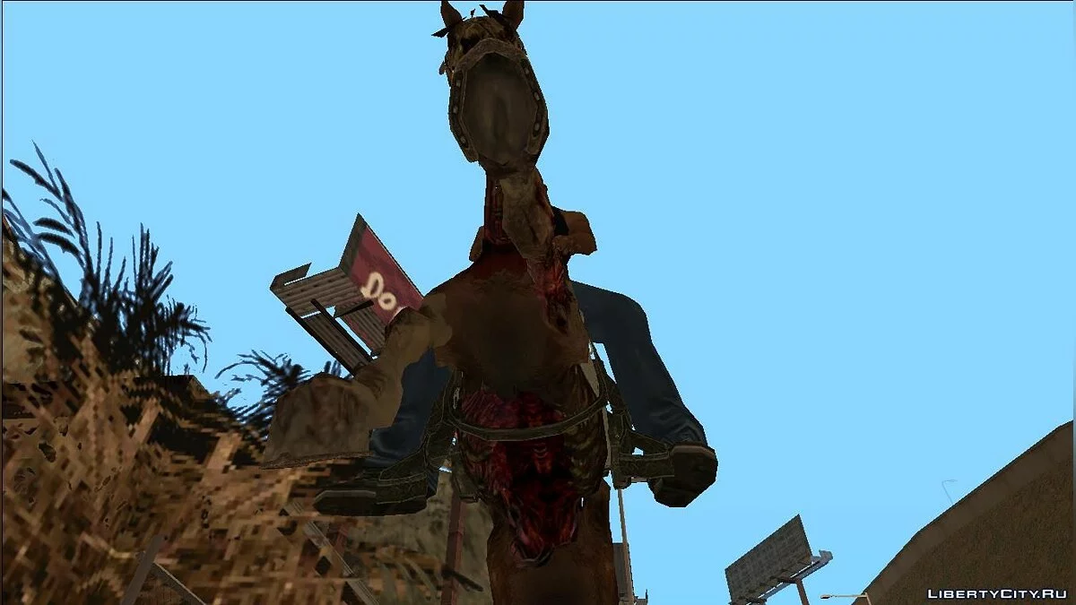 Zombie-Pferd aus Red Dead Redemption / GTA San Andreas