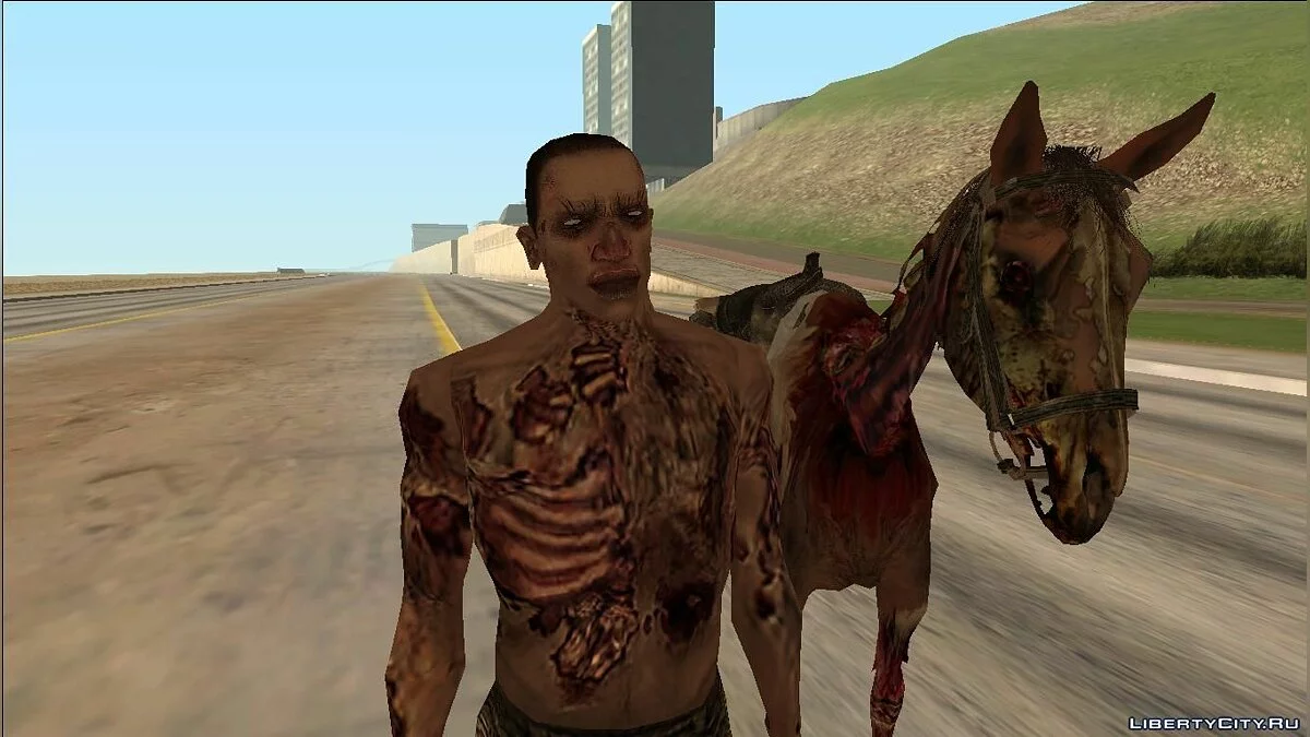 Zombie-Pferd aus Red Dead Redemption / GTA San Andreas
