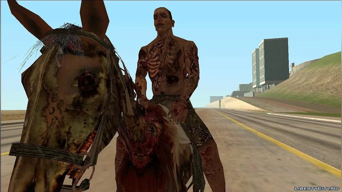 Zombie-Pferd aus Red Dead Redemption / GTA San Andreas