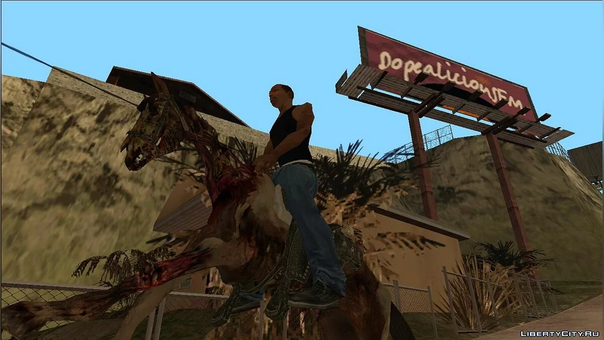 Zombie-Pferd aus Red Dead Redemption / GTA San Andreas