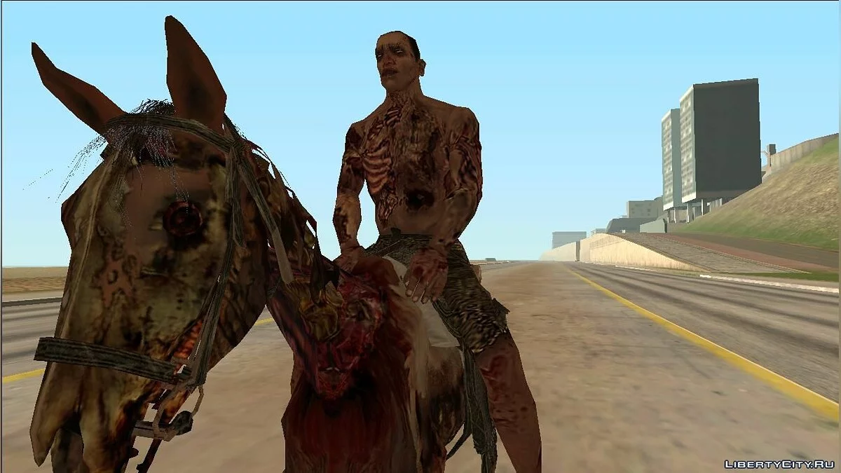 Zombie-Pferd aus Red Dead Redemption / GTA San Andreas
