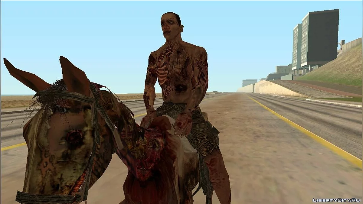 Zombie-Pferd aus Red Dead Redemption / GTA San Andreas
