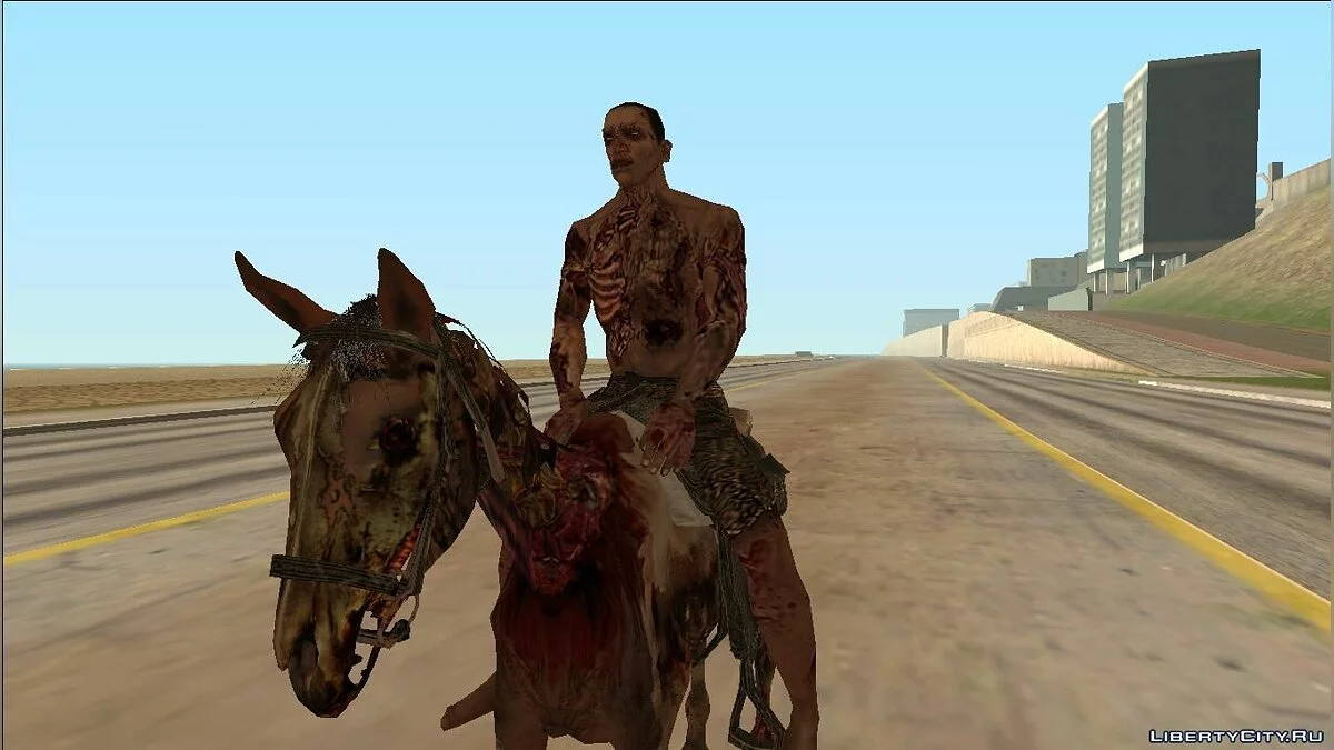 Zombie-Pferd aus Red Dead Redemption / GTA San Andreas