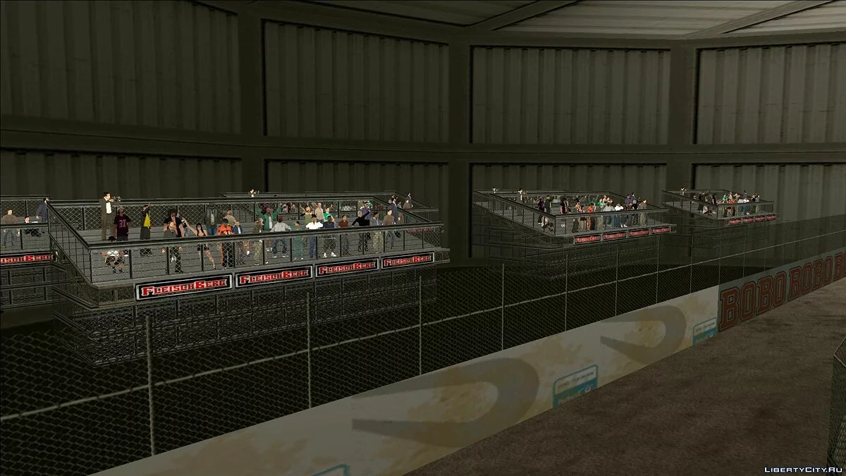Modelos 3D de personas en estadios - Multitudes Mejoradas en el Estadio / GTA San Andreas