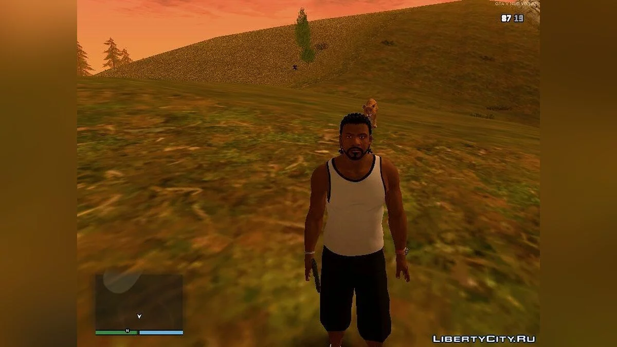 Puma nas Montanhas de GTA 5 / GTA San Andreas