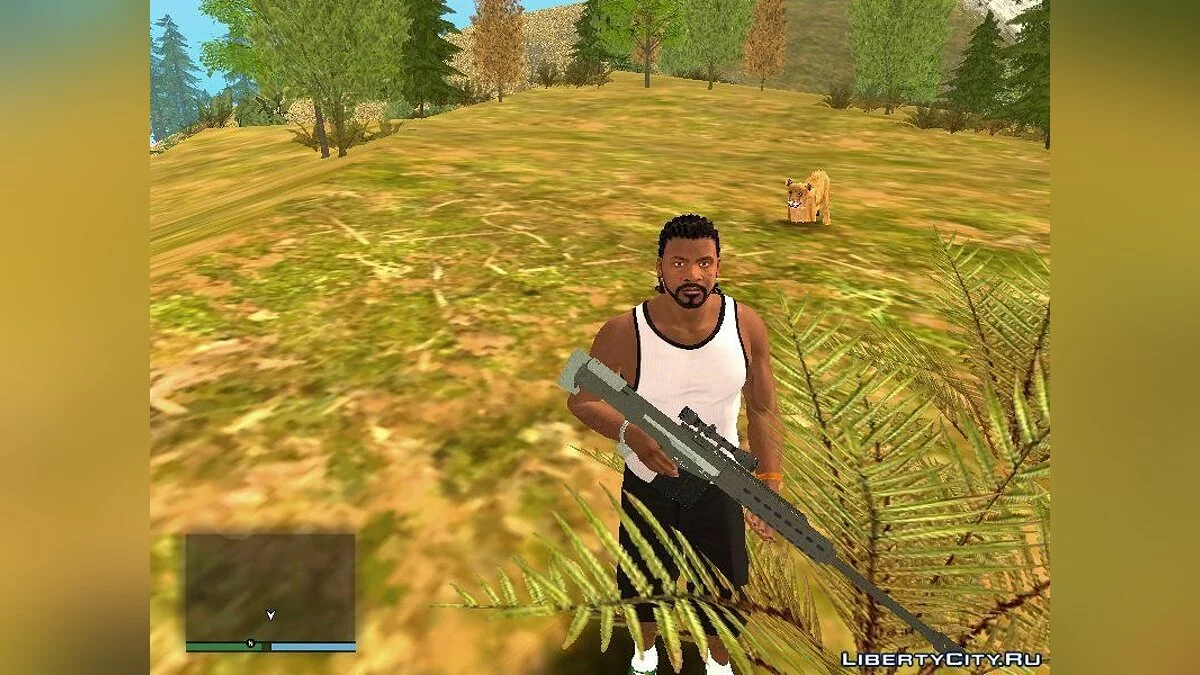 Puma nas Montanhas de GTA 5 / GTA San Andreas