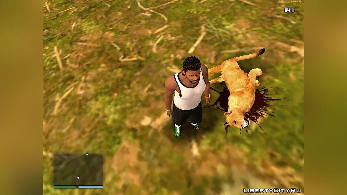Puma nas Montanhas de GTA 5 / GTA San Andreas