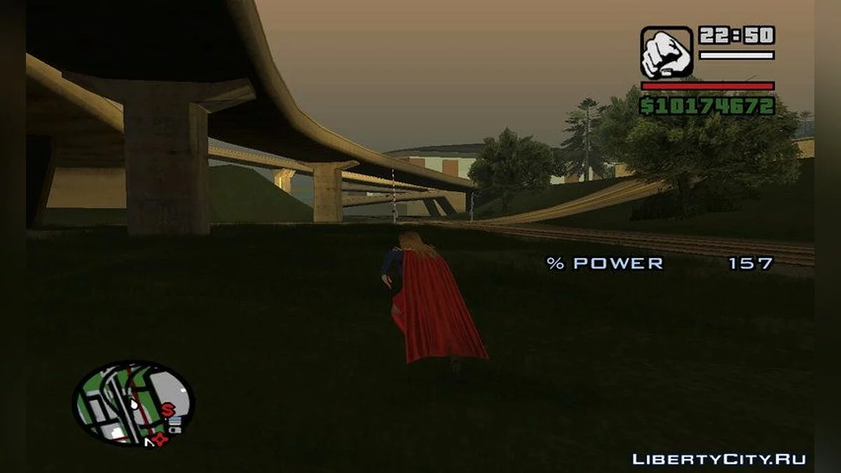 Мод Супергерл / GTA San Andreas