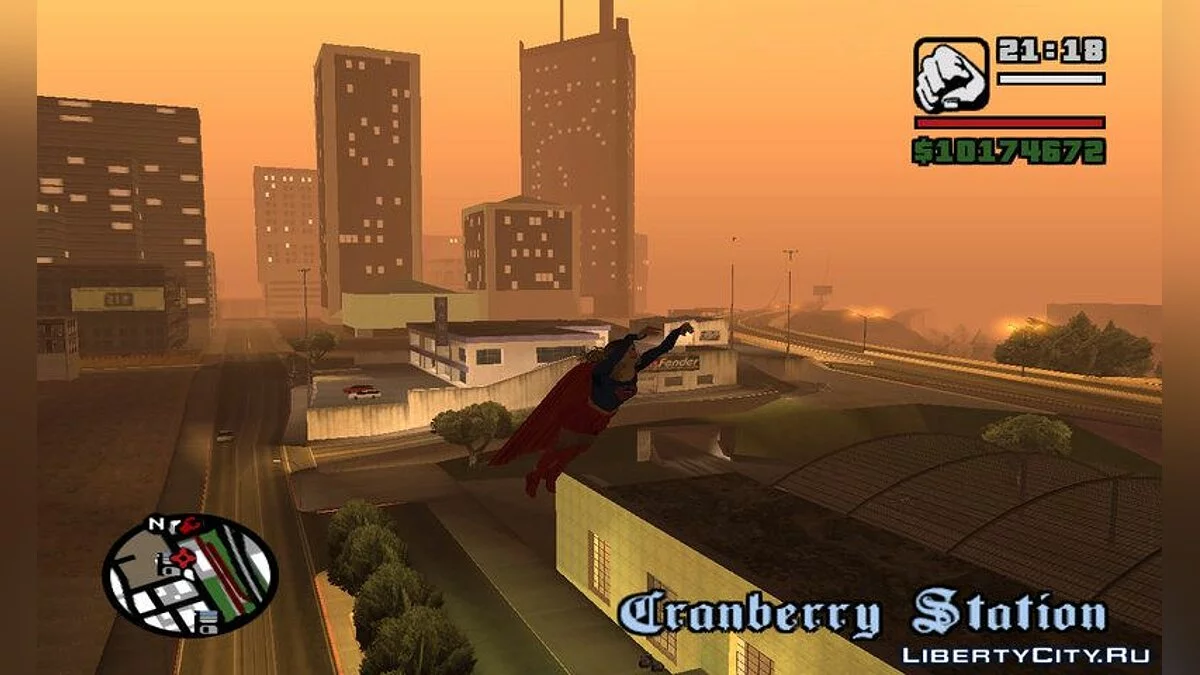Мод Супергерл / GTA San Andreas