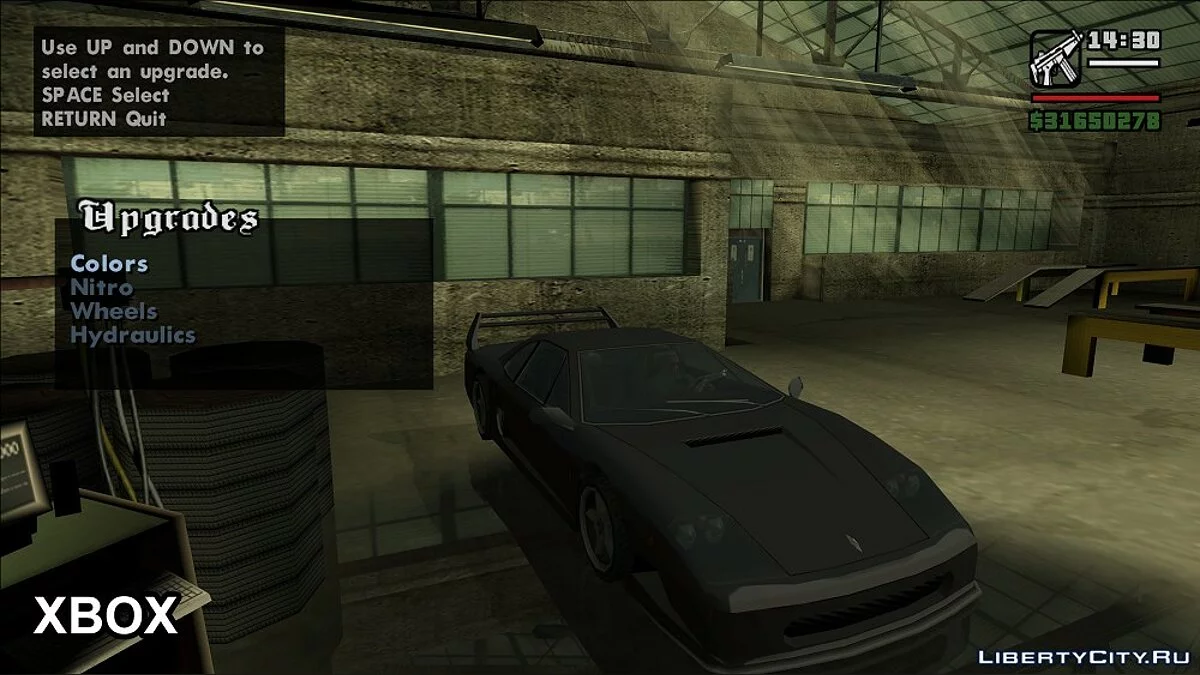 Особливості карти XBOX версії гри / GTA San Andreas