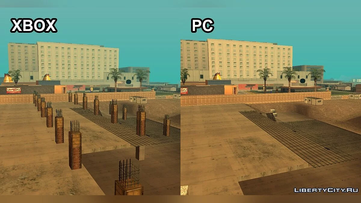 Особливості карти XBOX версії гри / GTA San Andreas