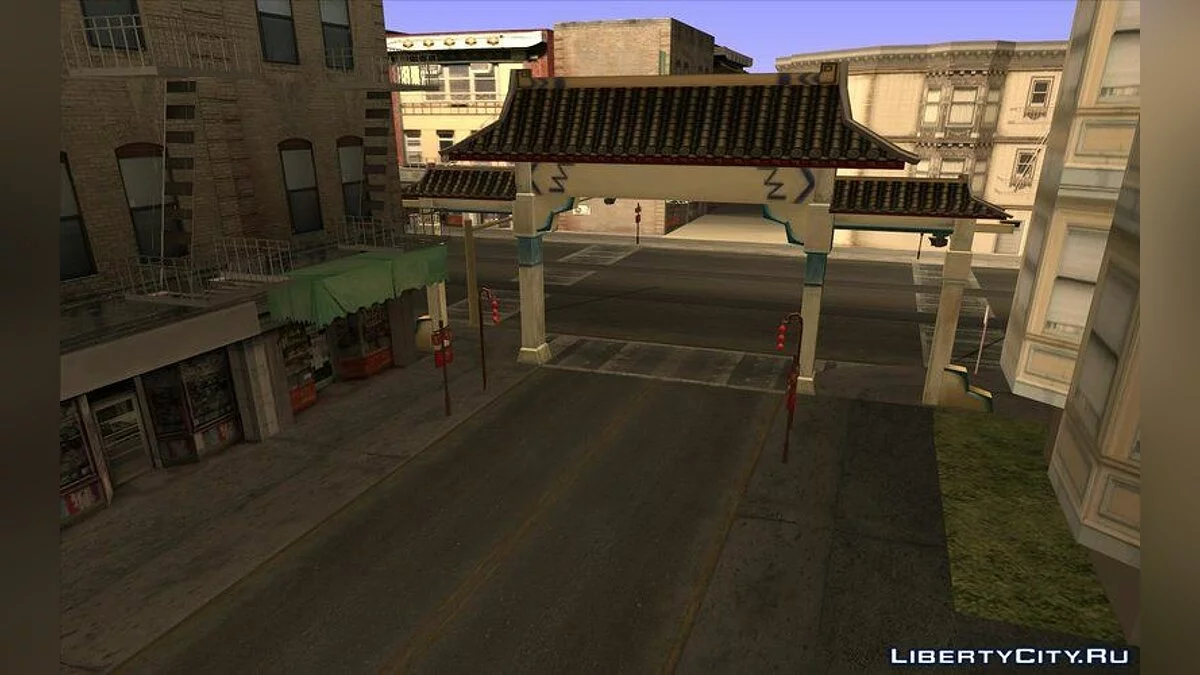 Novos portões e lanternas no bairro chinês / GTA San Andreas