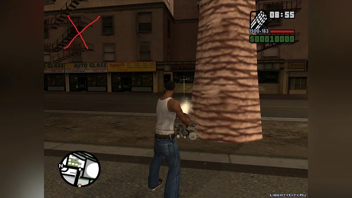 Correção de colisões de palmeiras / GTA San Andreas