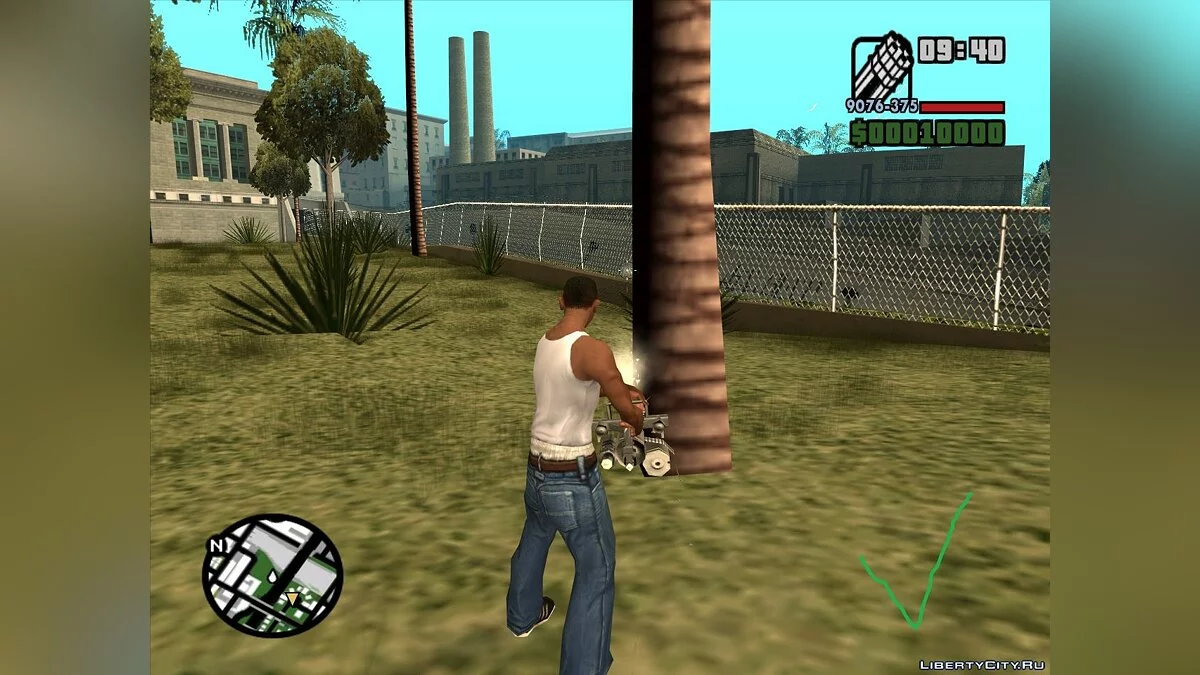 Correção de colisões de palmeiras / GTA San Andreas