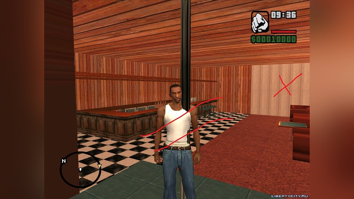 Download Corrected collision for strip club [Outdated] for GTA San Andreas