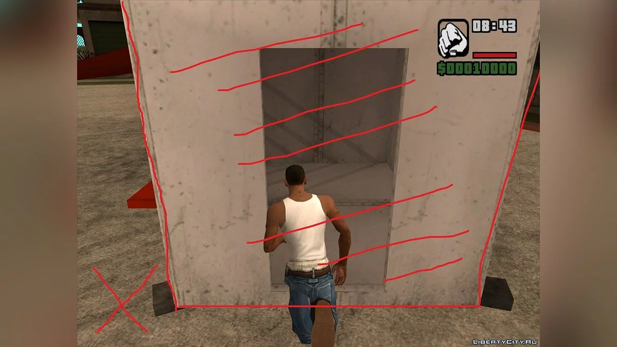 Korrigierte Kollision des chinesischen Standes / GTA San Andreas