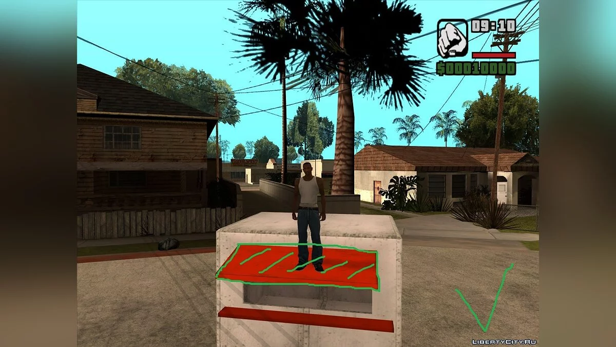 Korrigierte Kollision des chinesischen Standes / GTA San Andreas