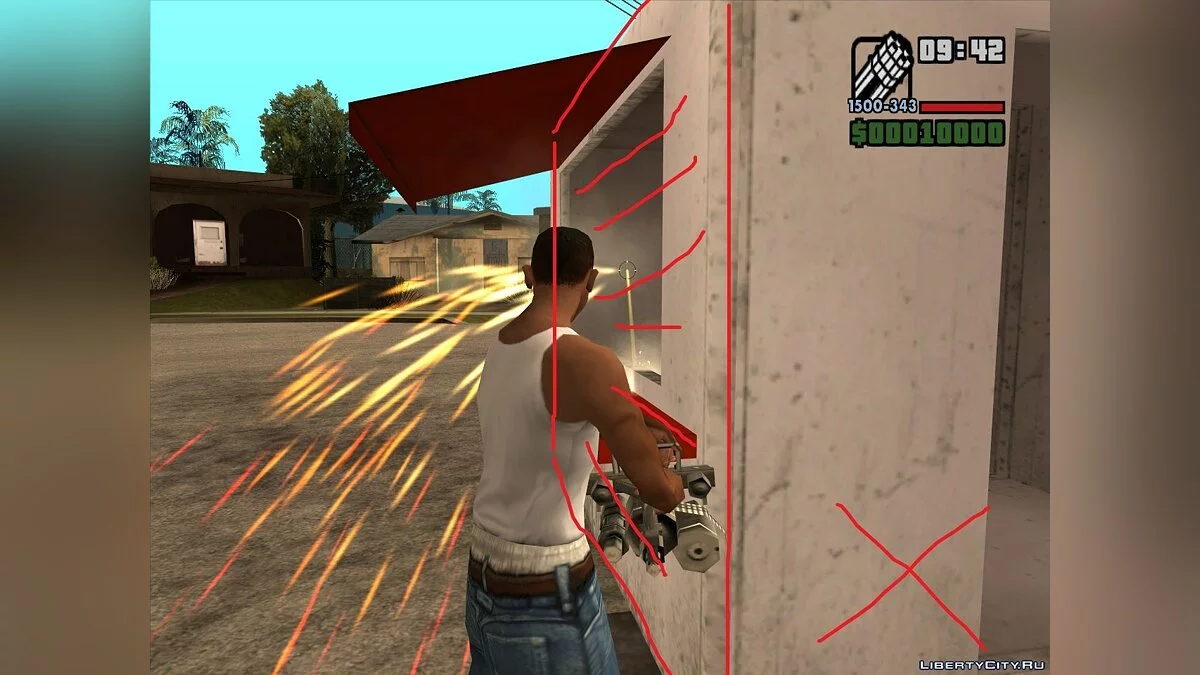 Korrigierte Kollision des chinesischen Standes / GTA San Andreas