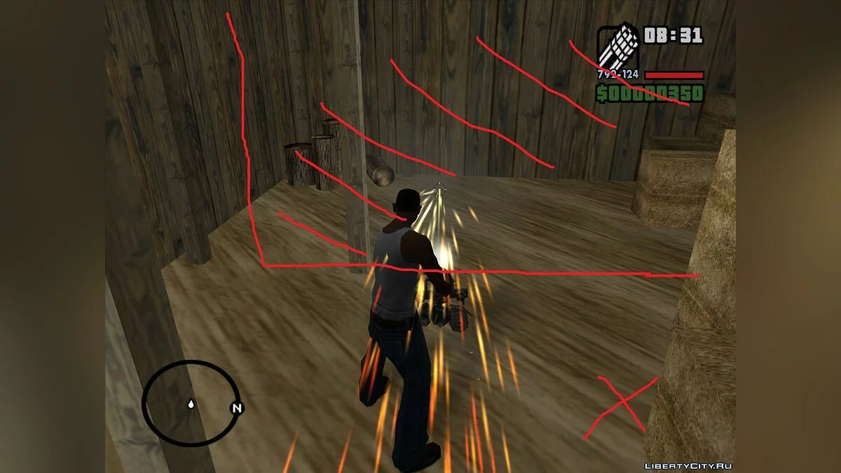 تصحيح الاصطدام في حظيرة هيلينا [غير ذي صلة] / جي تي إيه سان أندرياس