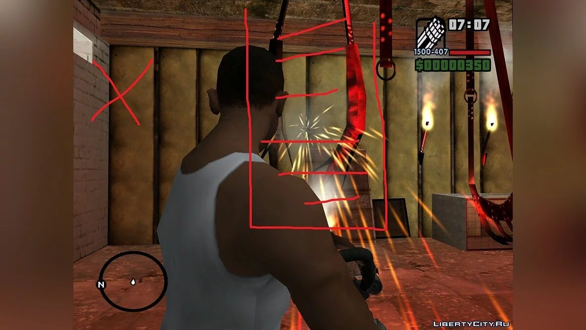 Colisión corregida en la casa de Millie [No relevante] / GTA San Andreas