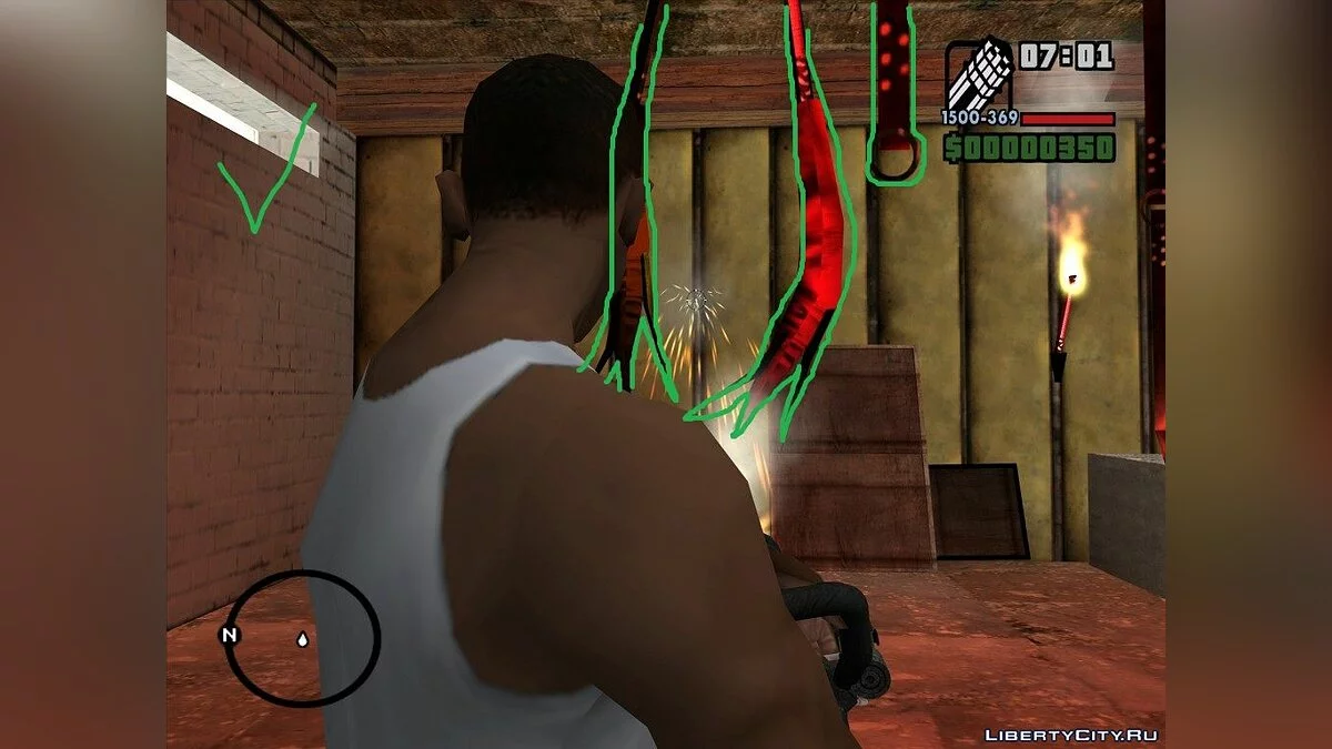 Colisión corregida en la casa de Millie [No relevante] / GTA San Andreas