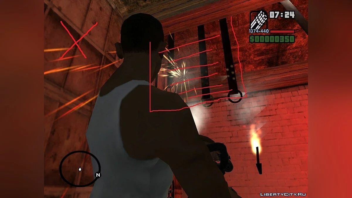 Colisión corregida en la casa de Millie [No relevante] / GTA San Andreas