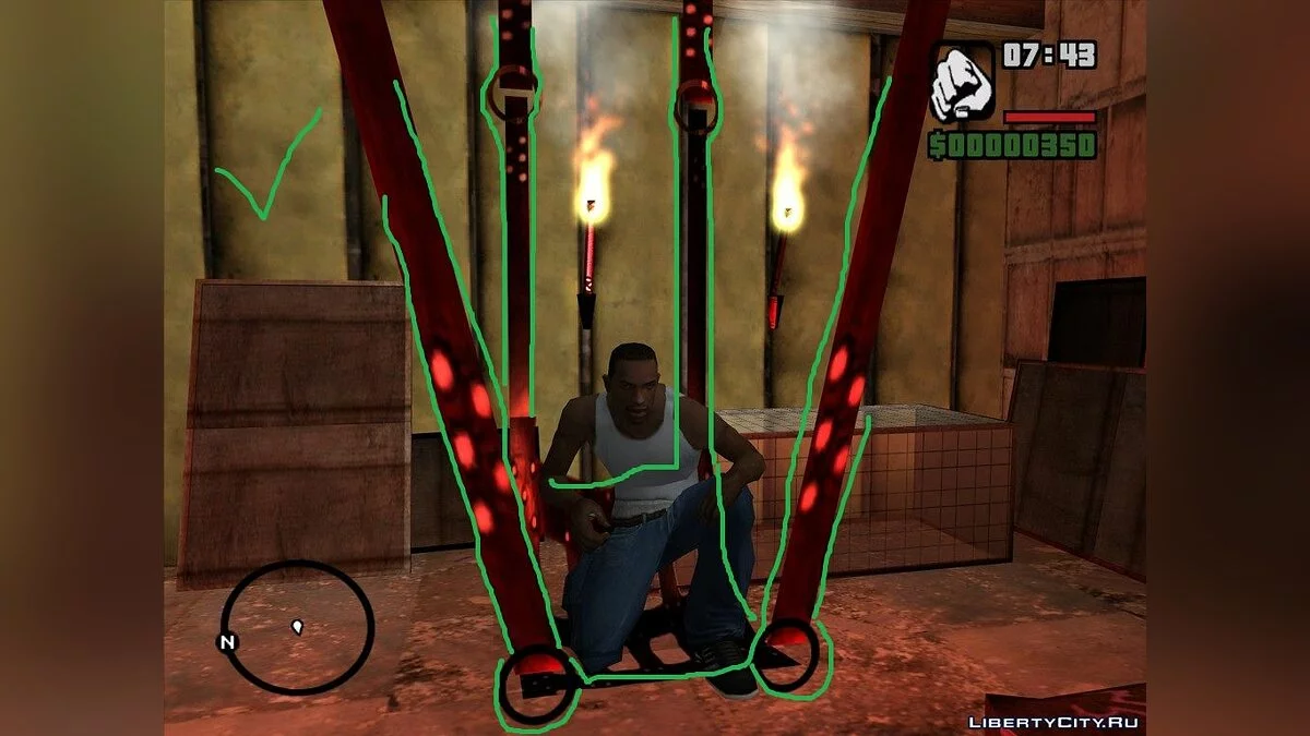 Colisión corregida en la casa de Millie [No relevante] / GTA San Andreas