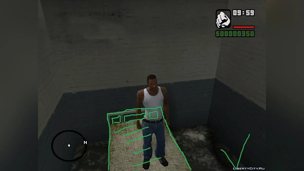 巴巴拉区域碰撞修复【已过时】 / GTA San Andreas