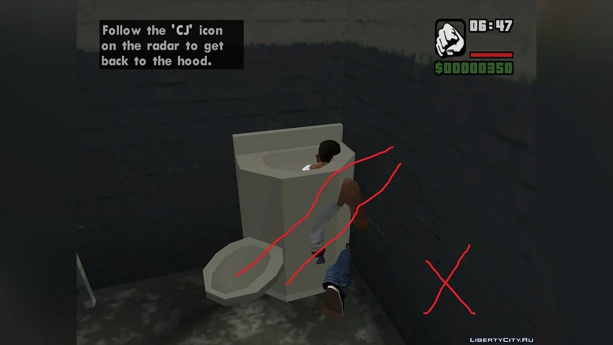 巴巴拉区域碰撞修复【已过时】 / GTA San Andreas