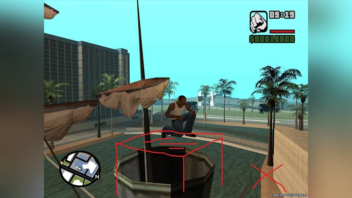 Collision for Pirate Ship / GTA San Andreas