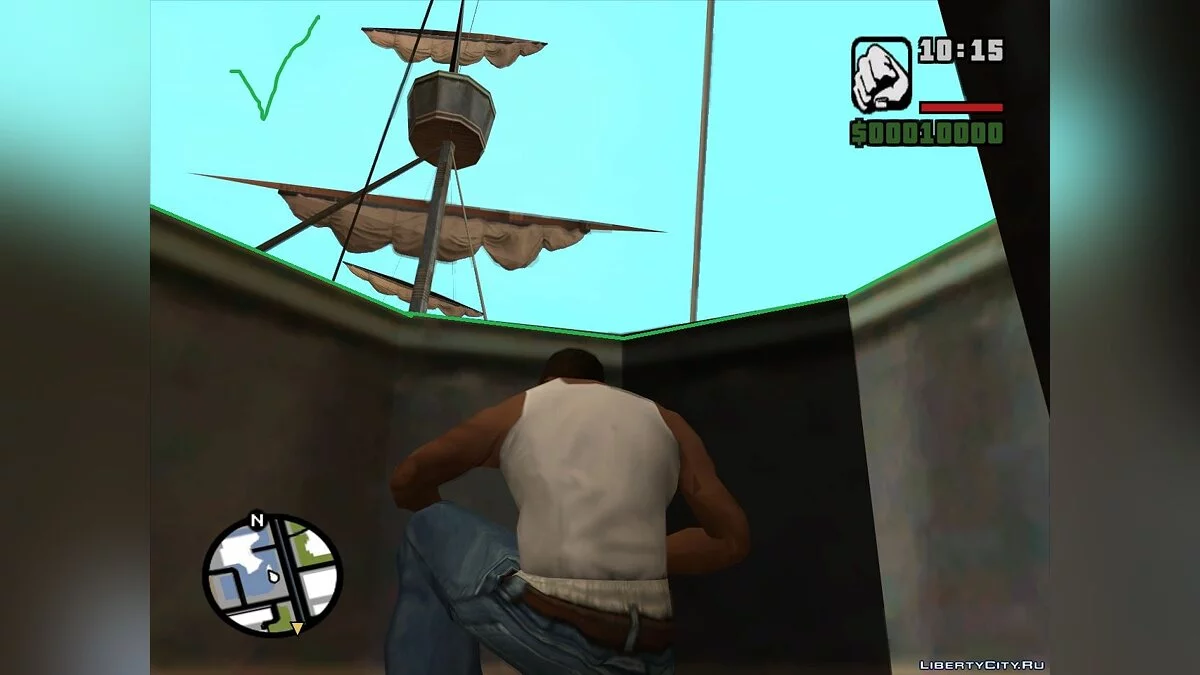 Collision for Pirate Ship / GTA San Andreas
