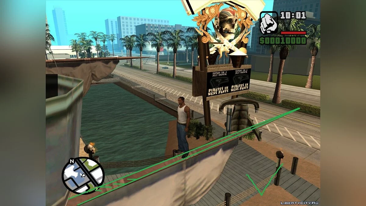 Collision for Pirate Ship / GTA San Andreas