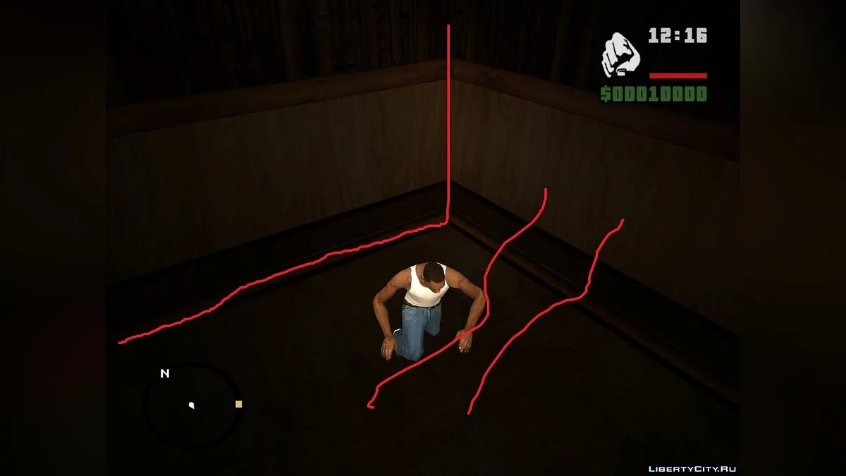 乡村酒吧室内碰撞 [不再适用] / GTA San Andreas