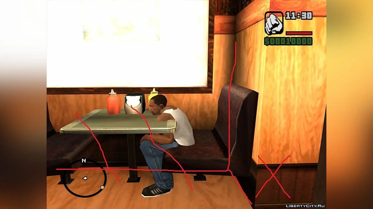 乡村酒吧室内碰撞 [不再适用] / GTA San Andreas