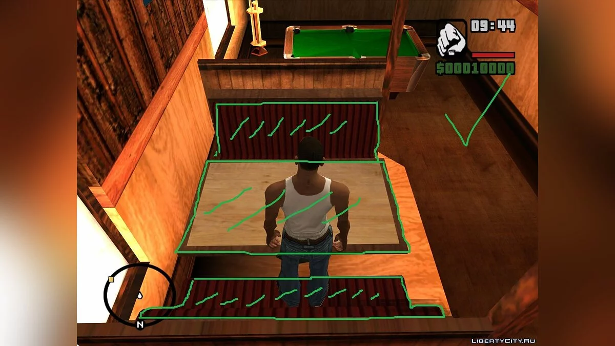 乡村酒吧室内碰撞 [不再适用] / GTA San Andreas