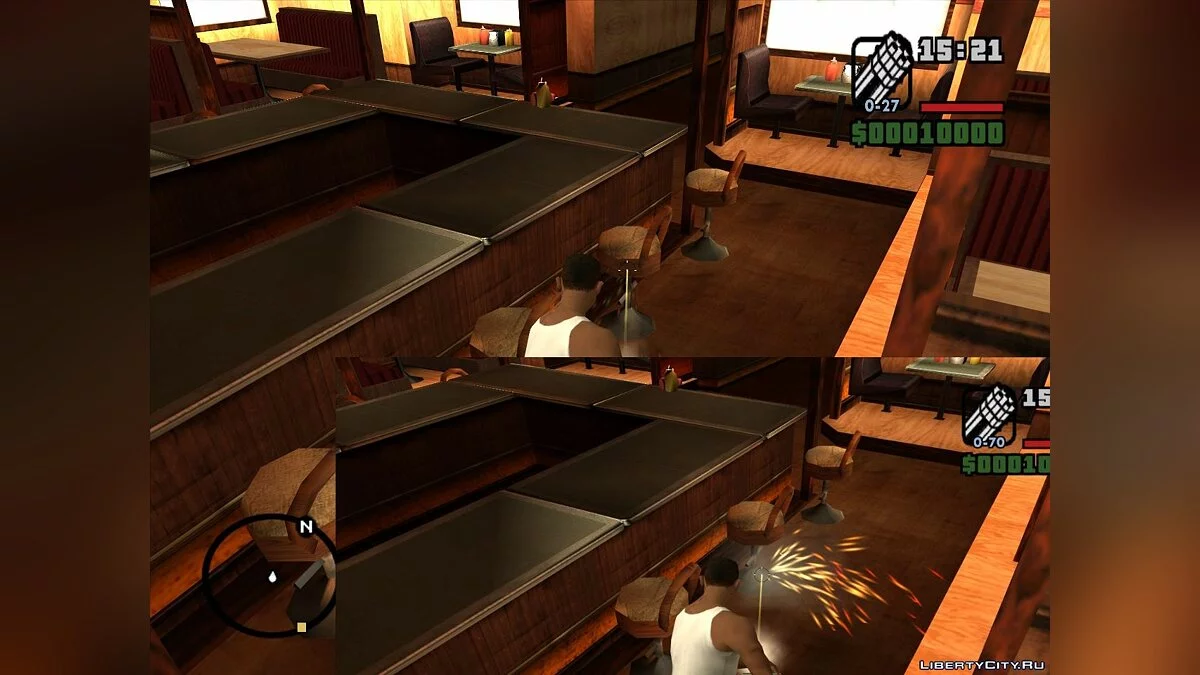 乡村酒吧室内碰撞 [不再适用] / GTA San Andreas