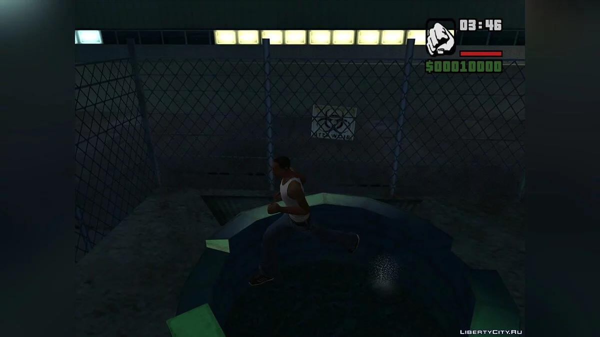 Puits ouvert avec déchets à Montgomery / GTA San Andreas