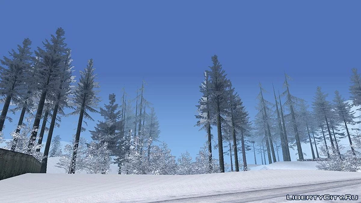 رسومات شتوية لأجهزة الكمبيوتر الضعيفة / جي تي إيه سان أندرياس
