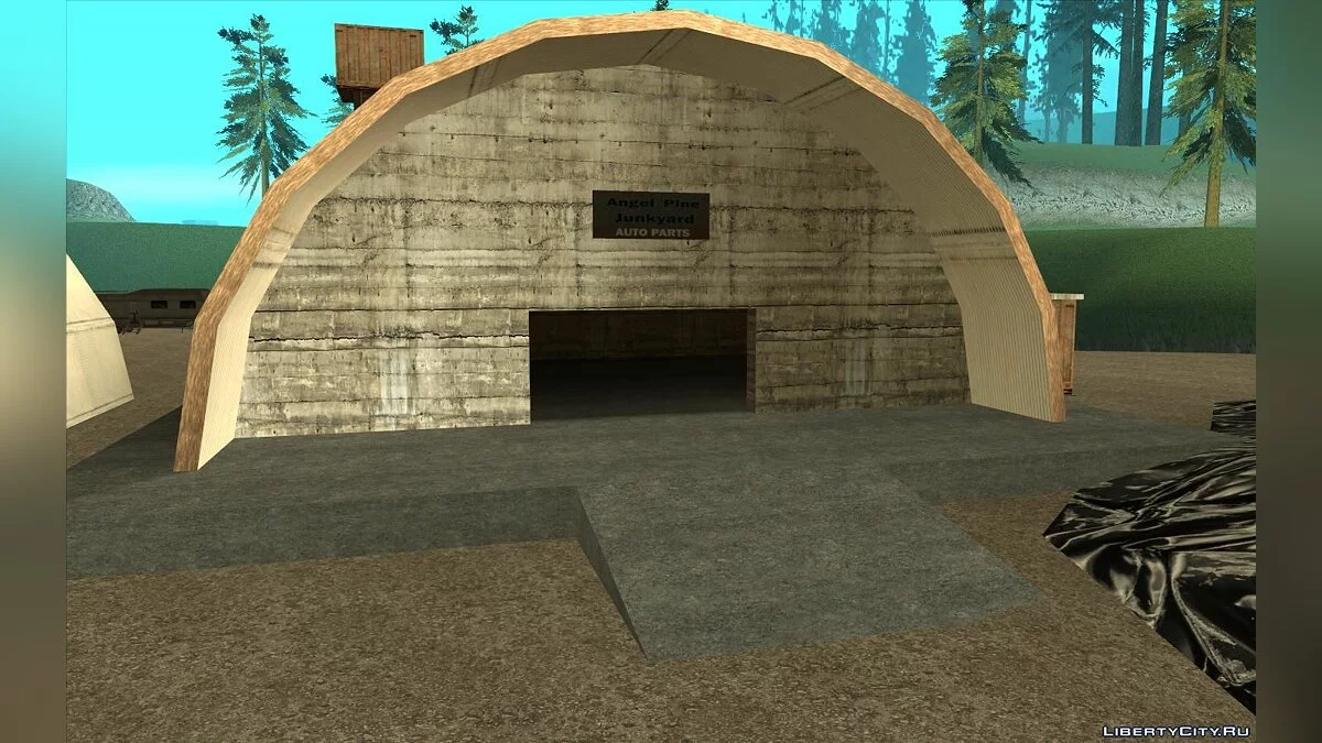 Updated Junkyard near Angel Pine / GTA San Andreas