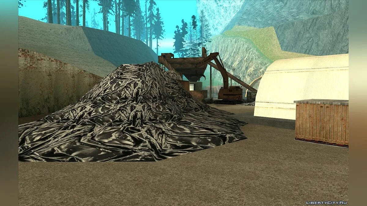 Updated Junkyard near Angel Pine / GTA San Andreas