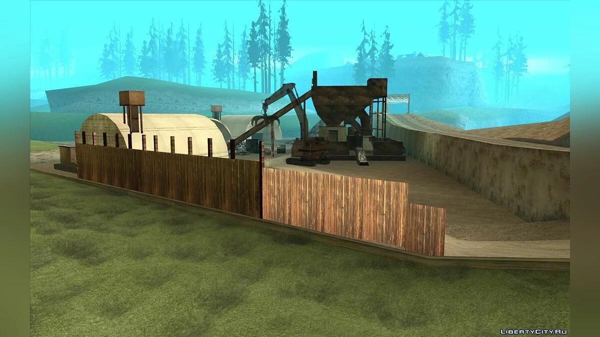 Updated Junkyard near Angel Pine / GTA San Andreas