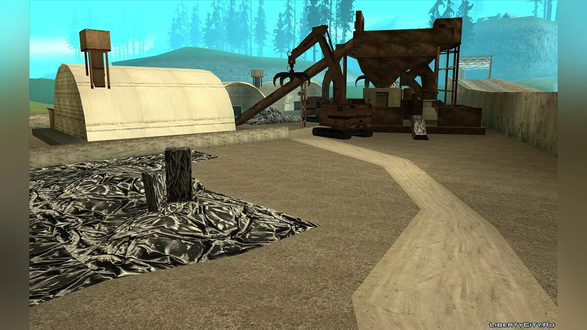 Updated Junkyard near Angel Pine / GTA San Andreas