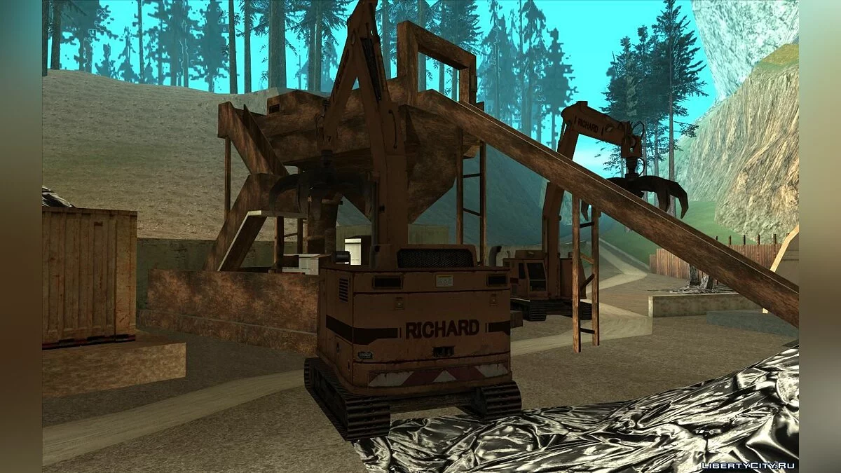 Updated Junkyard near Angel Pine / GTA San Andreas