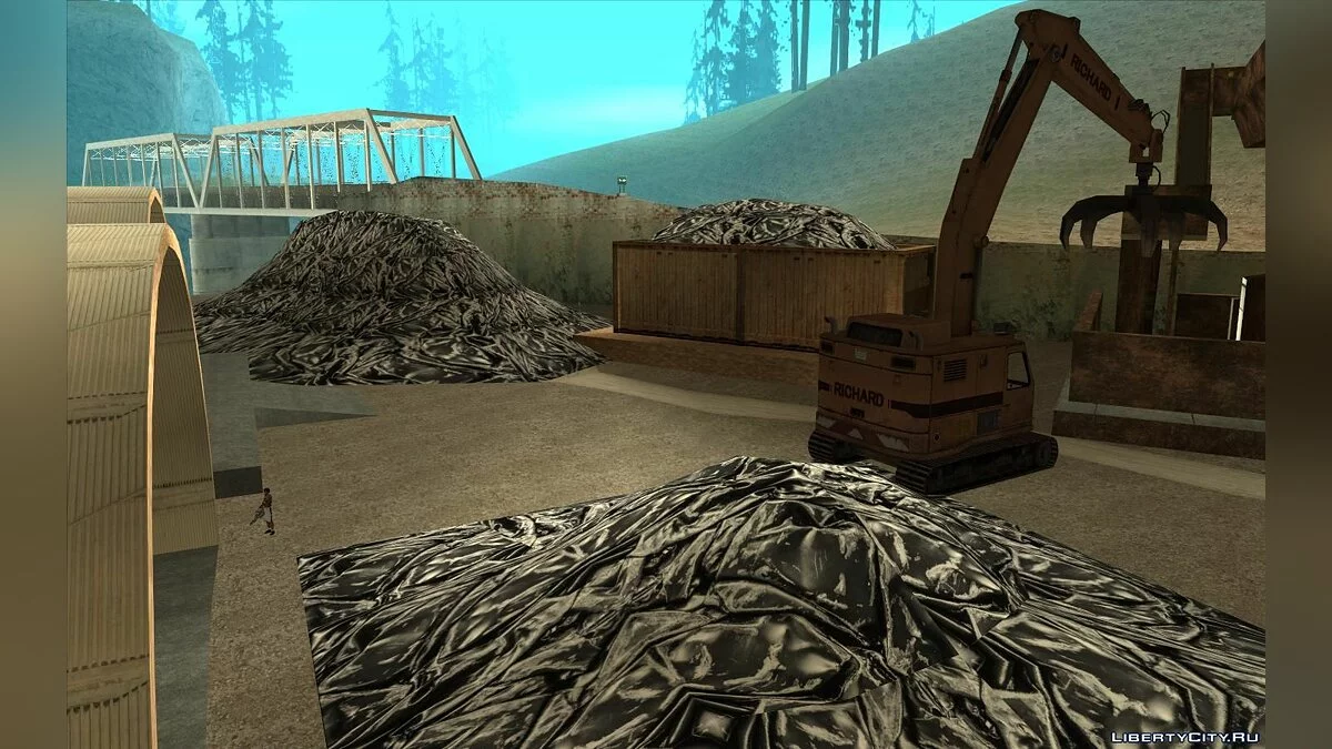Updated Junkyard near Angel Pine / GTA San Andreas
