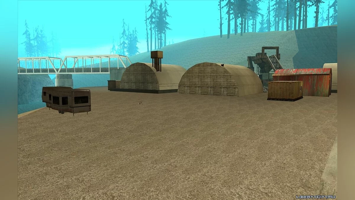 Updated Junkyard near Angel Pine / GTA San Andreas