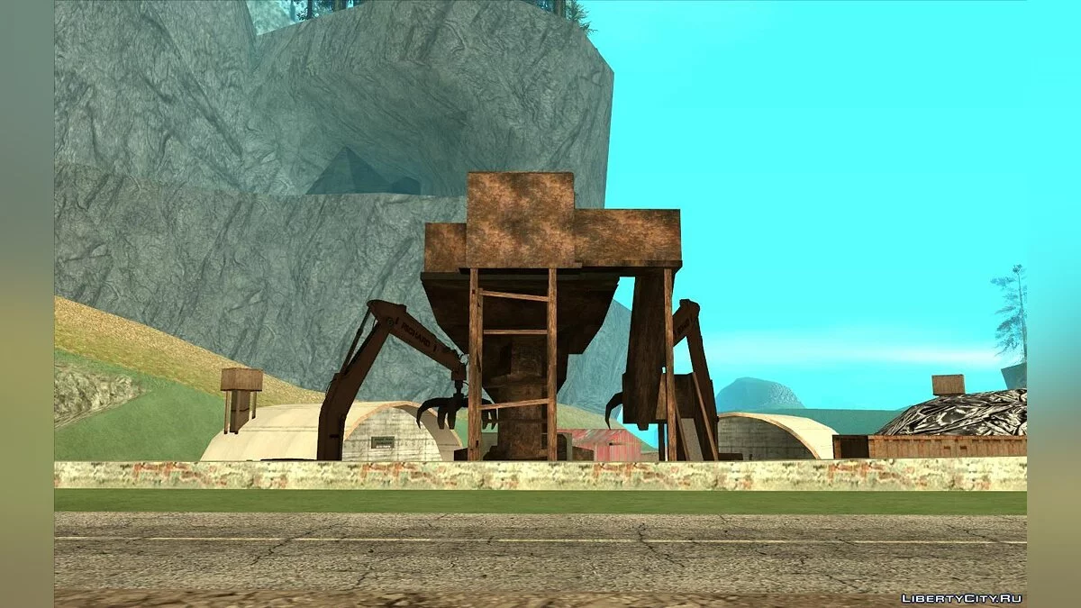 Updated Junkyard near Angel Pine / GTA San Andreas