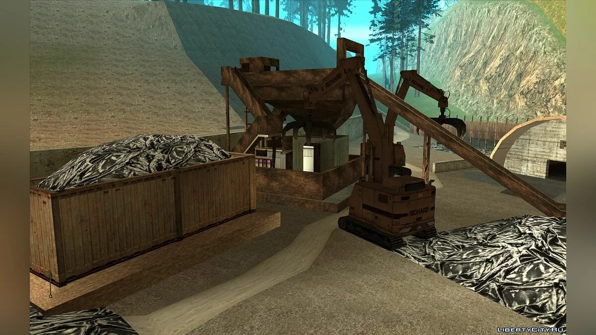 Updated Junkyard near Angel Pine / GTA San Andreas